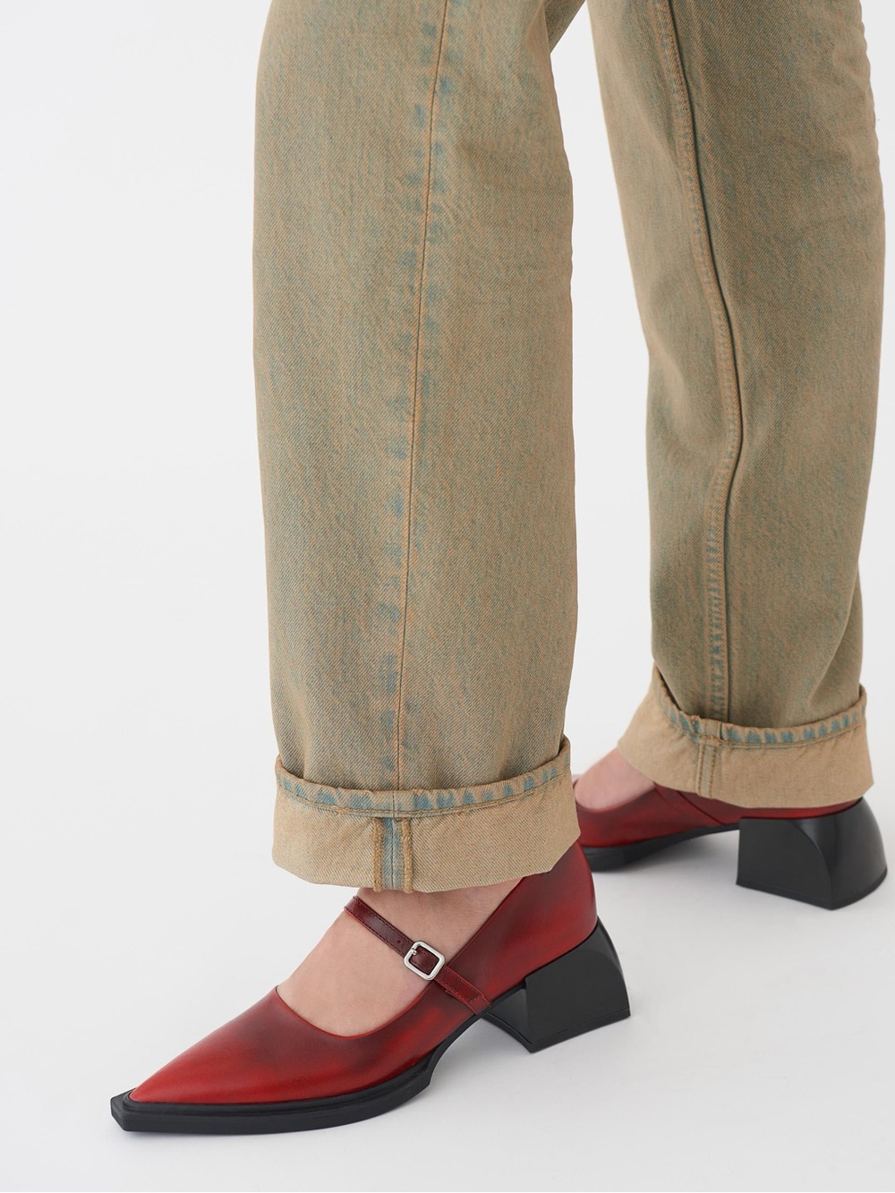 Vagabond Mary Jane Leather Shoes Size 10.5